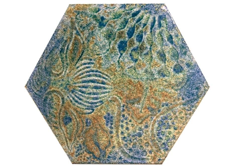 Diffusion Hexagon Gaudi Ocean 22x25
