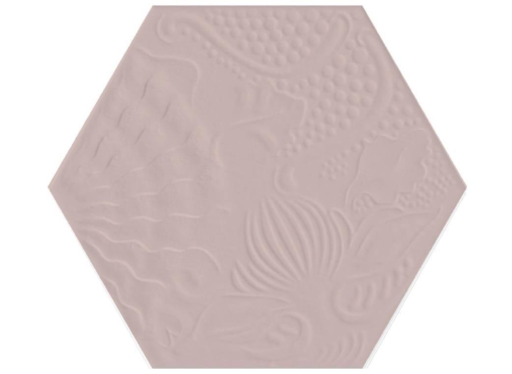 Diffusion Hexagon Gaudi Pink 22x25