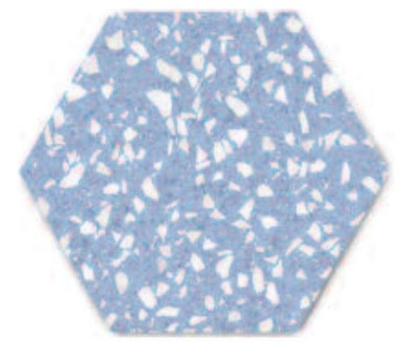Diffusion Hexagon Venezia Mix Cielo 22x25