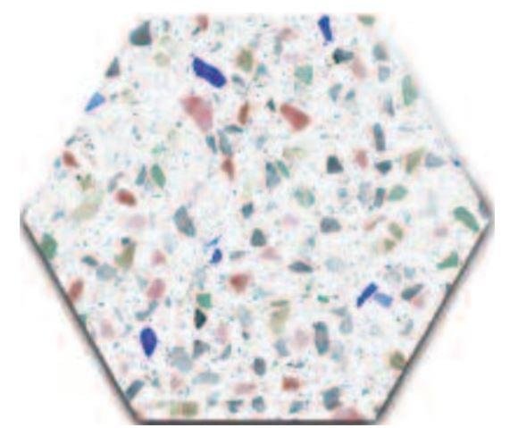 Diffusion Hexagon Venezia Mix Colors 22x25