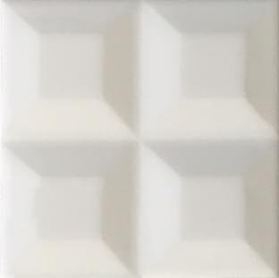 Diffusion Metro New-York Biseaute Rockefeller Blanc Matt 10x10