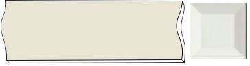 Diffusion Metro Paris Special Cimaise Mouluree Blanc Mat 100 5x15