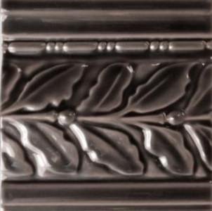 Diffusion Metro Pieces Speciales Feuille De Chene Gris Fonce 33 15x15
