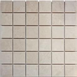 Diffusion Peter And Stone Mosaique Marbre Botticino 4.8x4.8 Cm 30x30