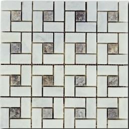 Diffusion Peter And Stone Mosaique Marbre Domino 30x30