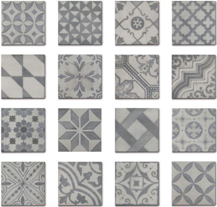 Diffusion Porcelain Decors Patchwork 1920 25x25