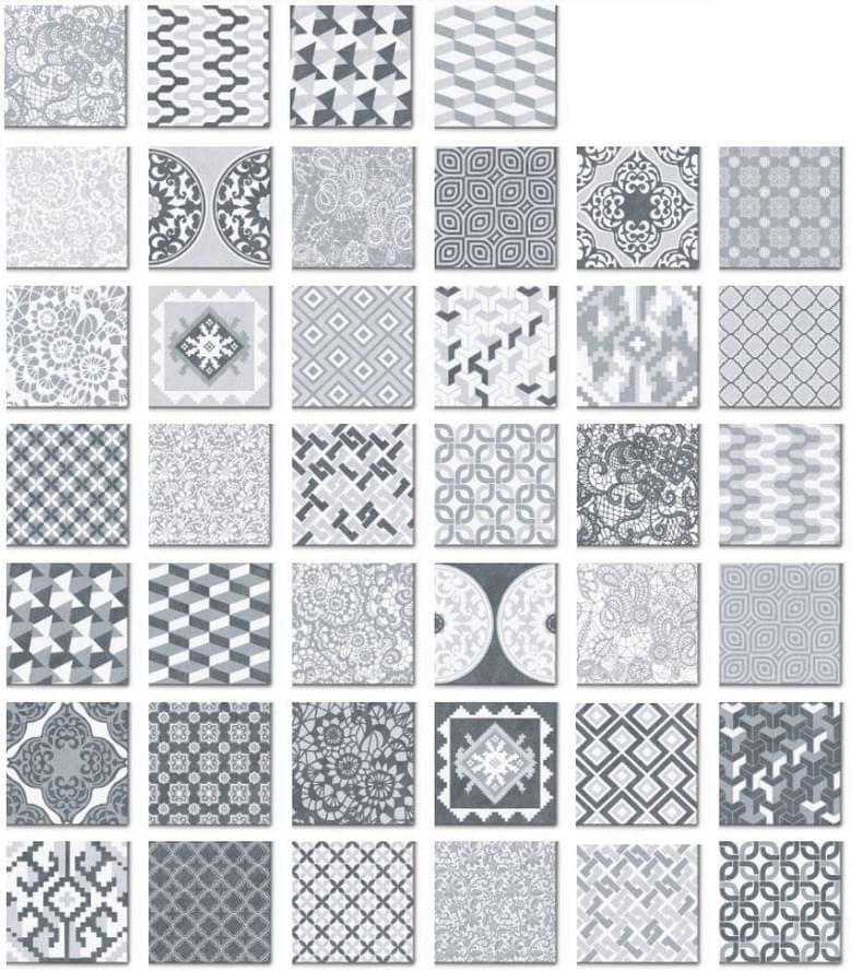 Diffusion Porcelain Decors Patchwork Atenas 25x25