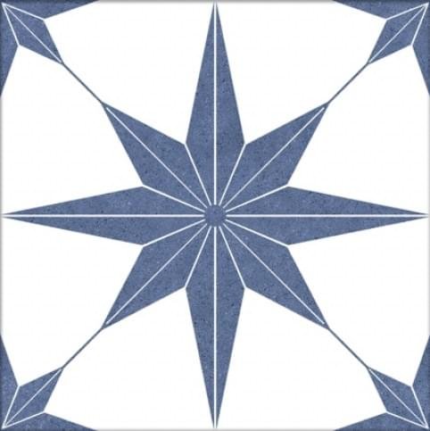 Diffusion Porcelain Decors Stella Blue 25x25