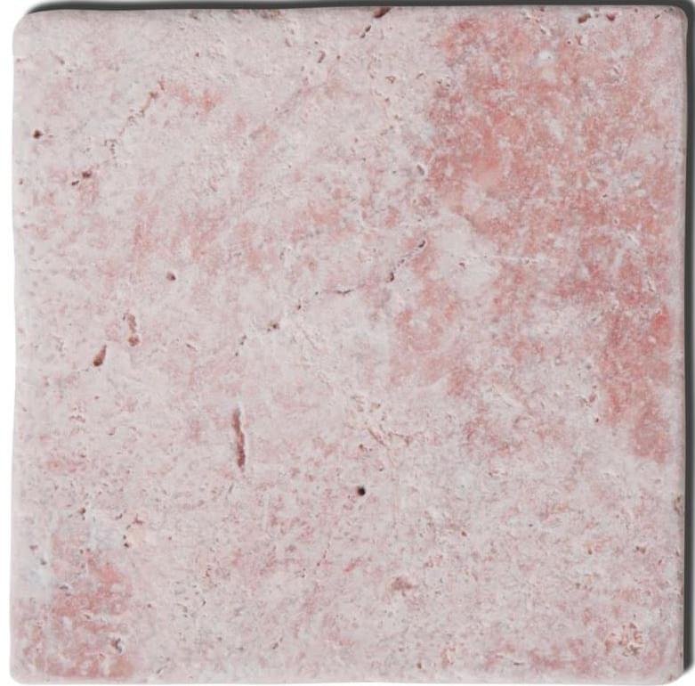 Diffusion Travertin Carreaux Rosso 15x15