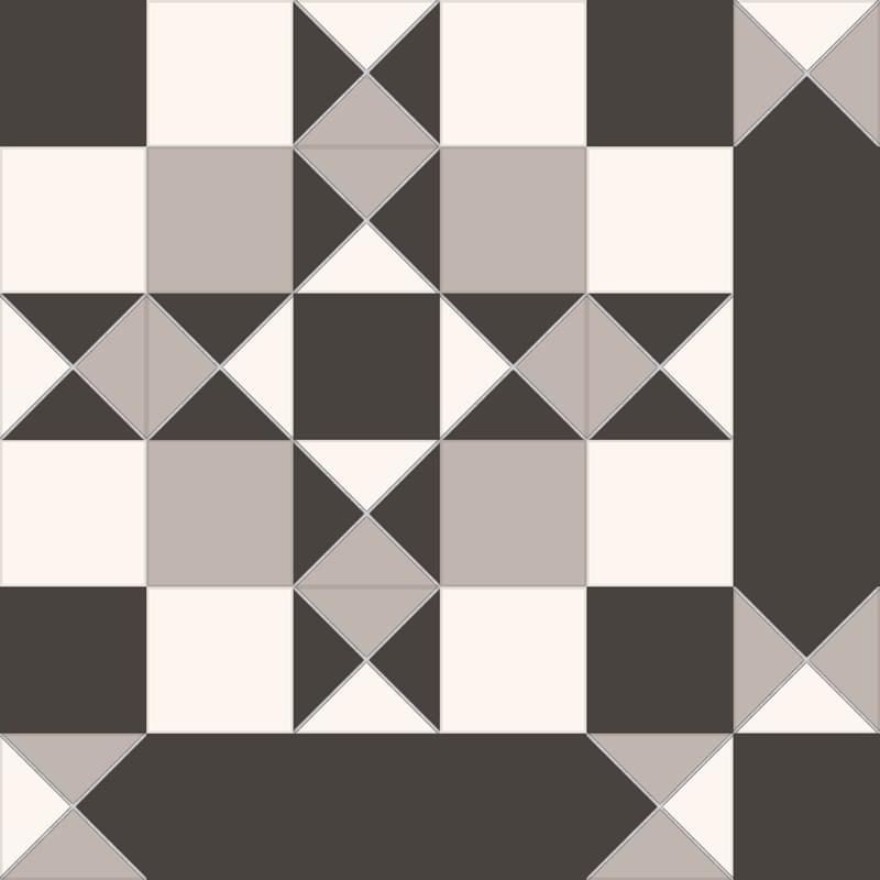 Dual Gres NiceKer Victorian Dreams Windsor Black 45.2x45.2