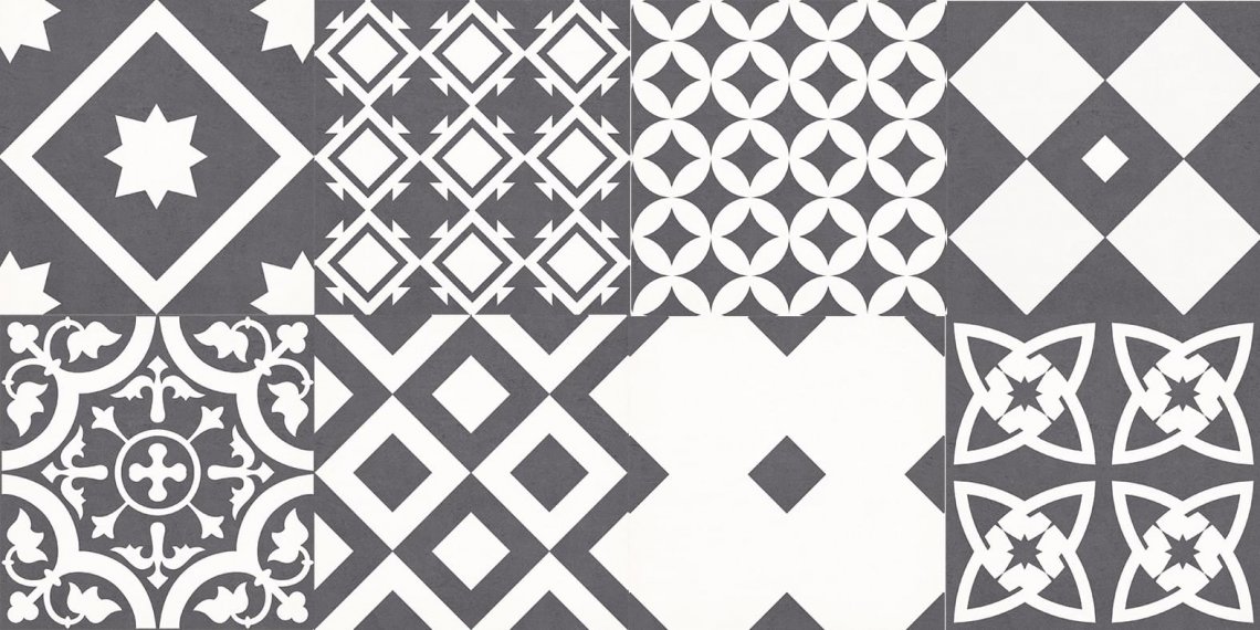 Ecoceramic Great Hidra Negro 22.3x22.3