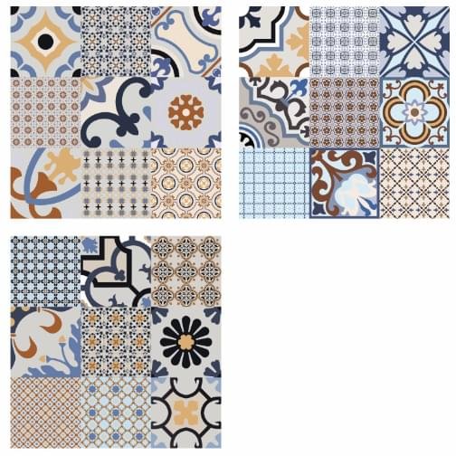 El Molino Logos Azul Satin 58x58