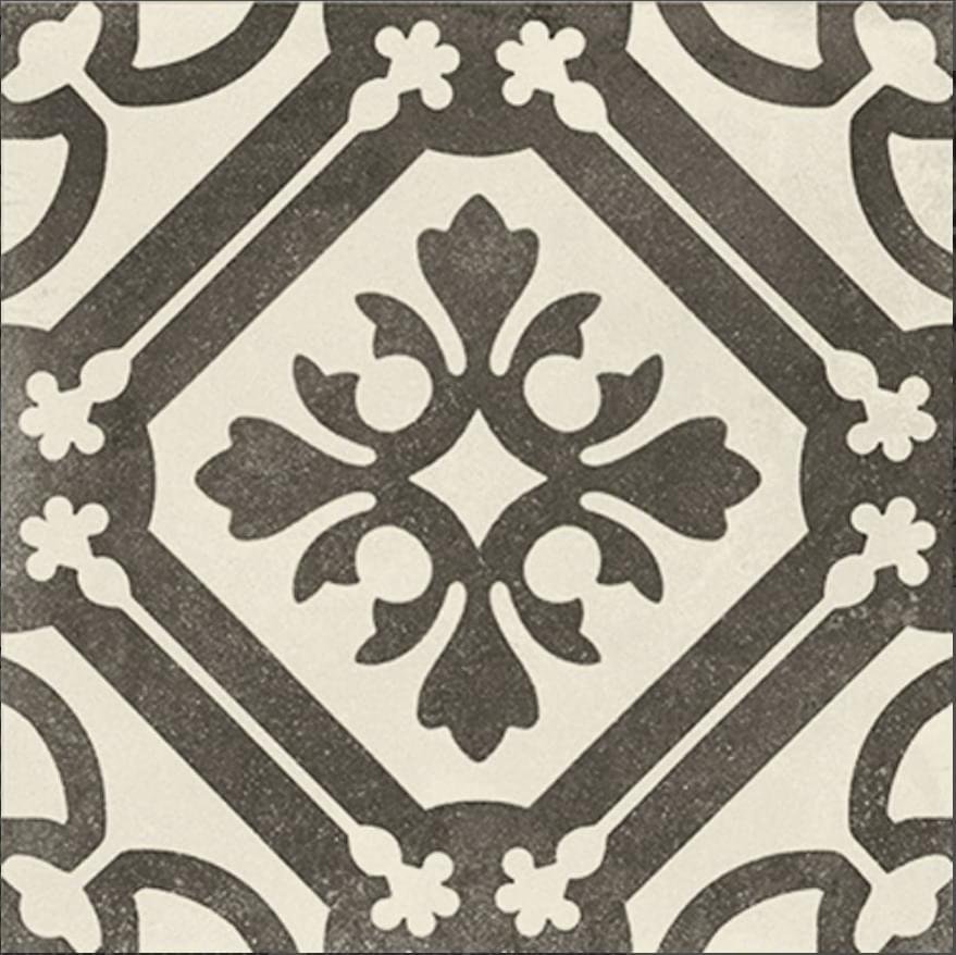 Elios Design Evo Decoro P Ducale B&W Sogg B 20x20