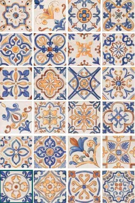 Elios Terre Etrusche Decoro Mix 20.3x20.3