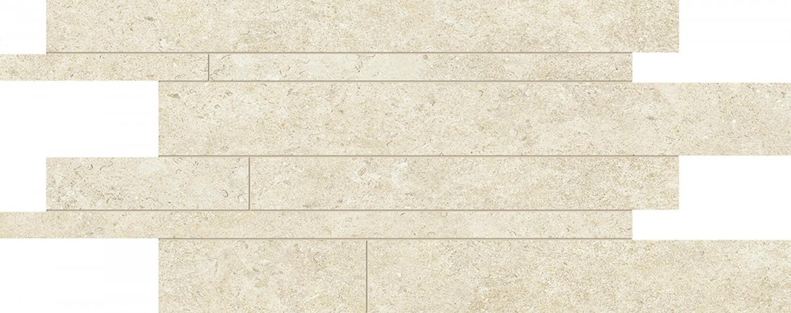 Emil Ceramica Landscape Listelli Sfalsati Avorio Silktech 30x60