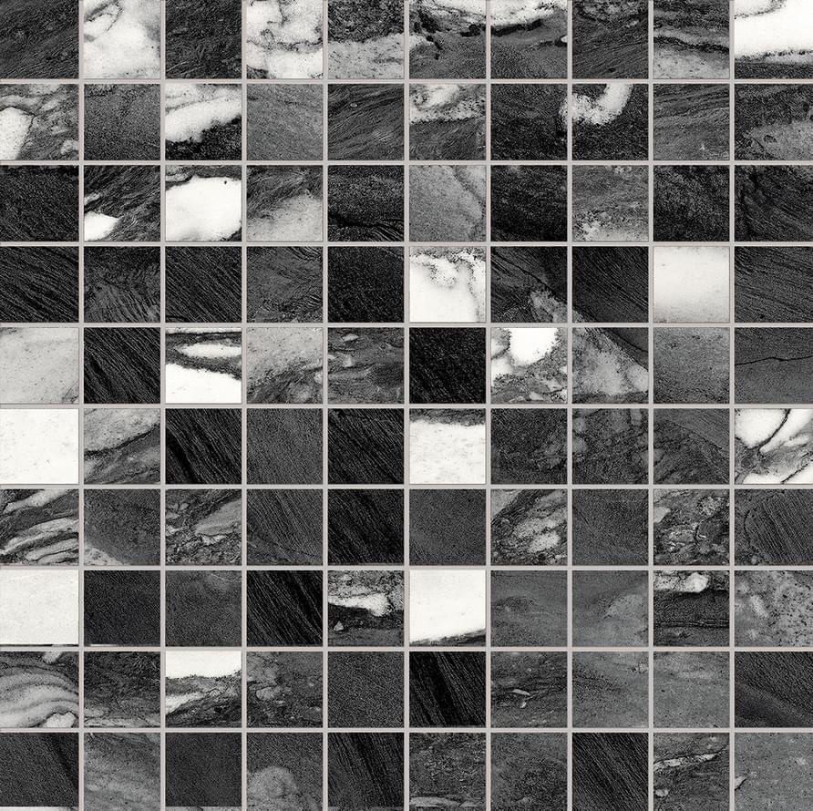 Emil Ceramica Tele Di Marmo Mosaico 3x3 Calacatta Renoir Naturale 30x30