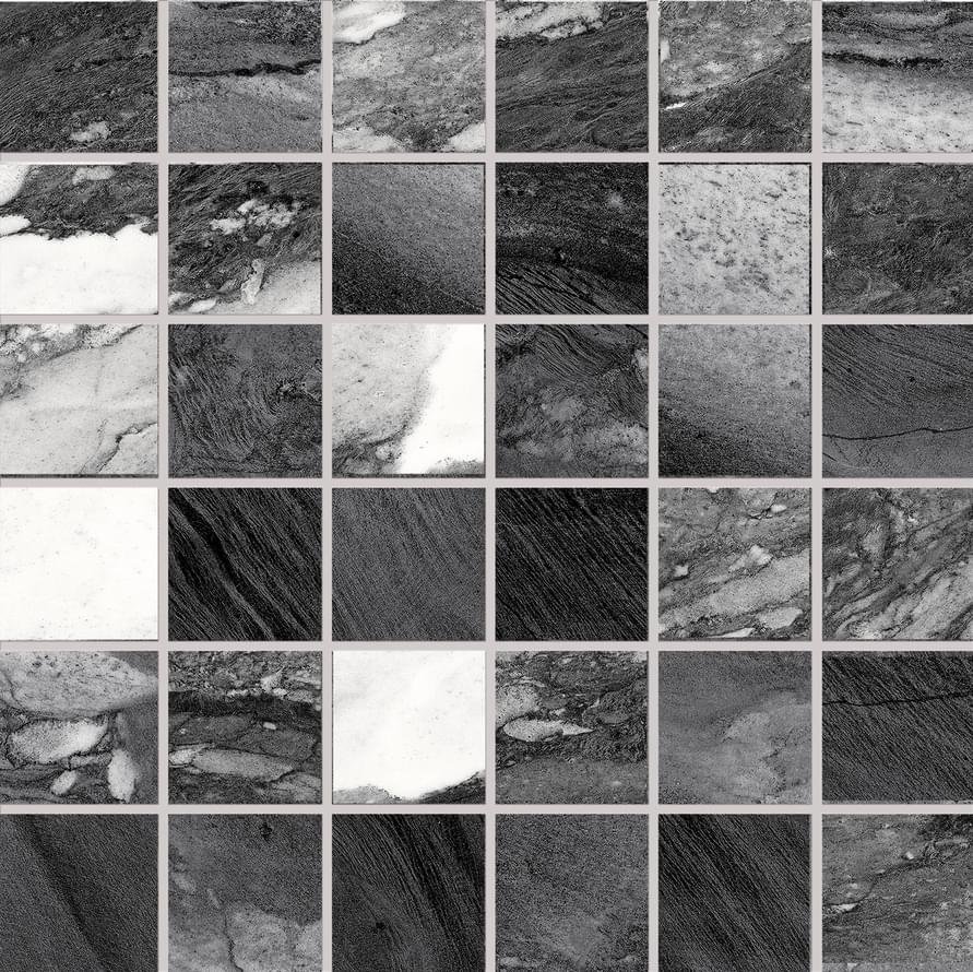 Emil Ceramica Tele Di Marmo Mosaico 5x5 Calacatta Renoir Naturale 30x30