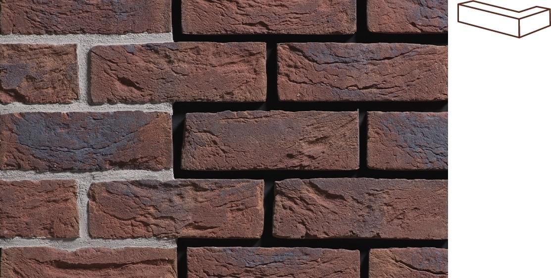 Engels Handform Blauw Paars Antiek Wf Брусок Угловой 209x101x49x50 5x31