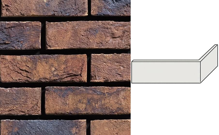 Engels Handform Koper Roodbont Df Плитка Угловая 215x103x24x66 6.6x31.8