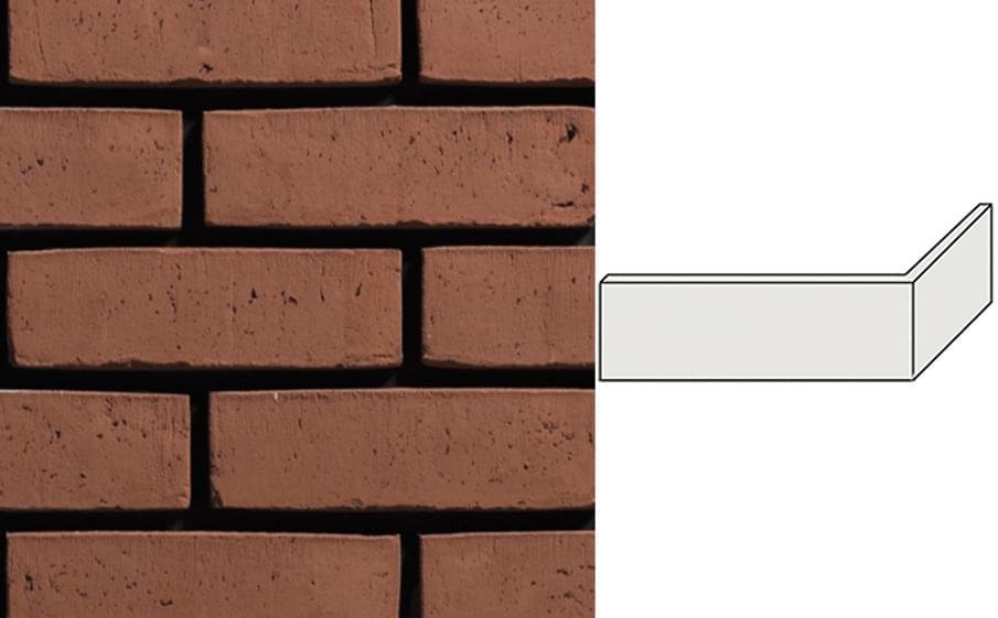 Engels Tighel Brik Rhodoniet Df Плитка Угловая 210x100x24x65 6.5x31