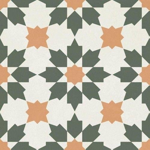 Ennface Pattern Maraya Green 20x20