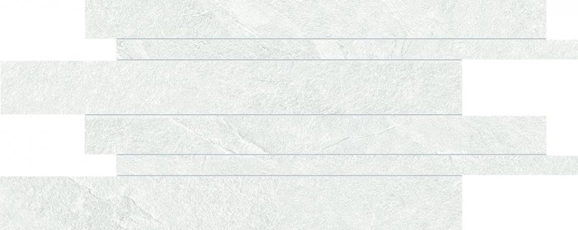 Ergon Cornerstone Listelli Sfalsati Slate White 30x60