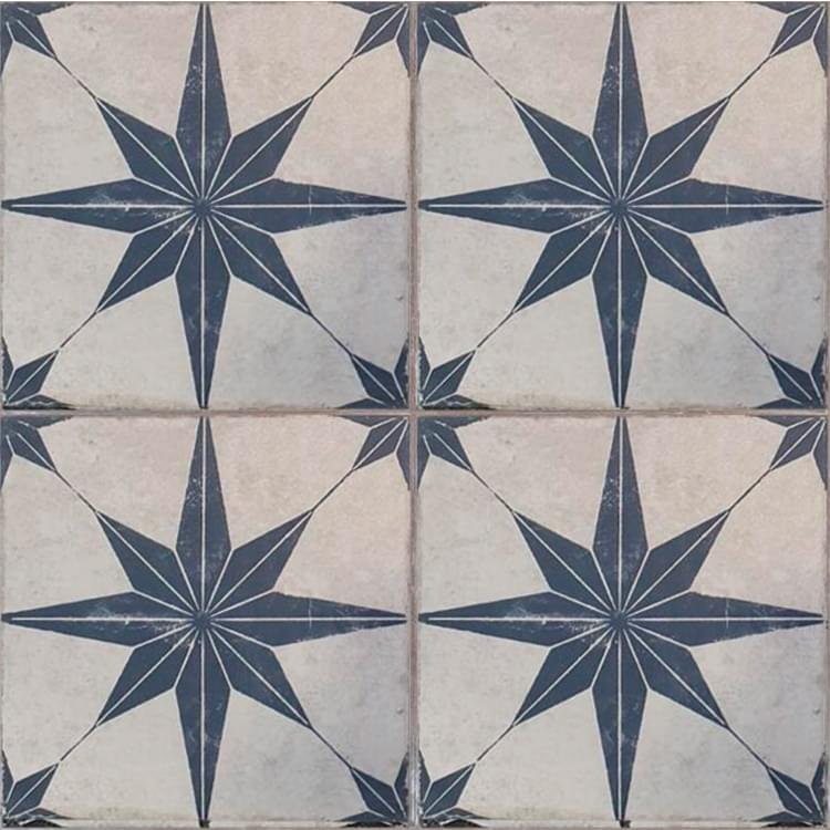 Etili Seramik Scintilla Saphire Blue Pre-Cut 45x45