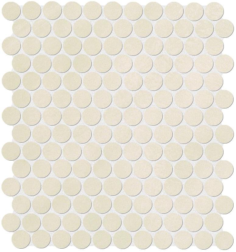 Fap Color Now Beige Round Mosaico 29.5x32.5