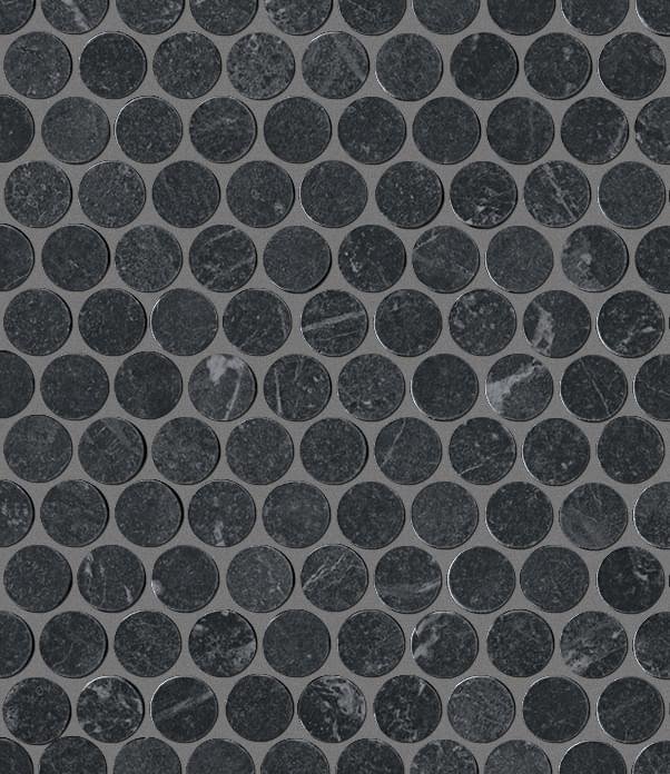 Fap Roma Grafite Round Mosaico 29.5x32.8