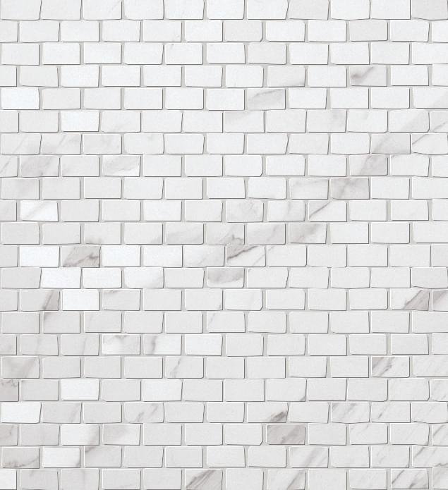 Fap Roma Statuario Brick Mosaico 30x30