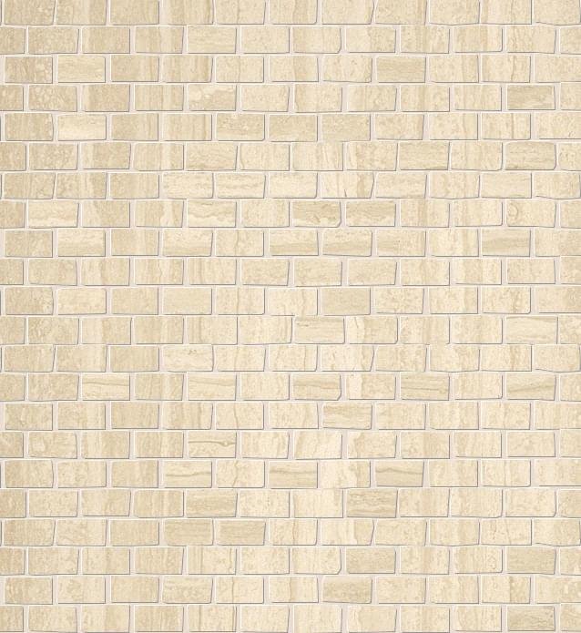 Fap Roma Travertino Brick Mosaico 30x30