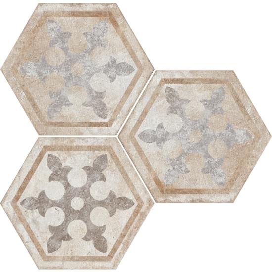 Fioranese Heritage Deco Esagona Texture 1 34.5x40