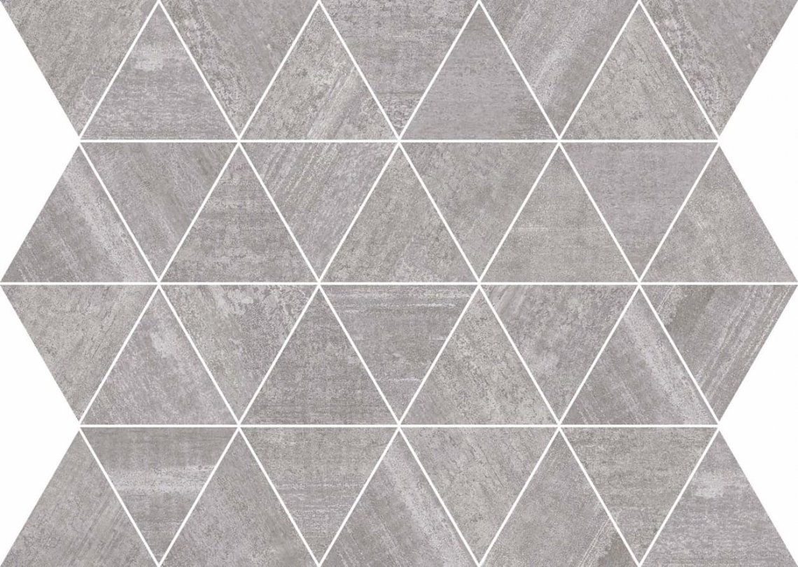 Flaviker Hangar Mosaico Triangoli Smoke 34x26