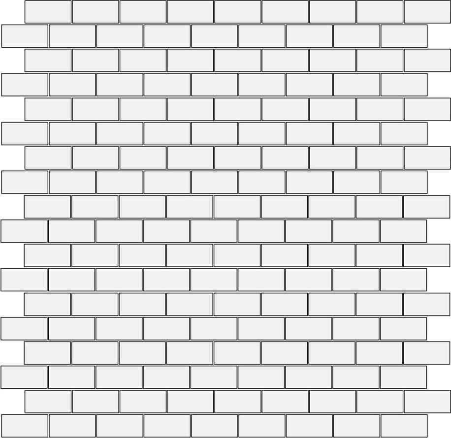 Floor Gres BW Marble Fragment High-Glossy 6 mm Mosaico 1.5x3 30x30