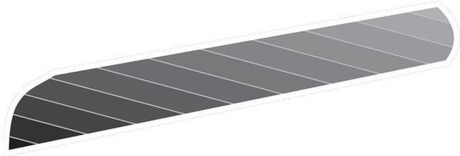 Floor Gres Walks 1.0 Gray Quarter Round Angolare 1x21