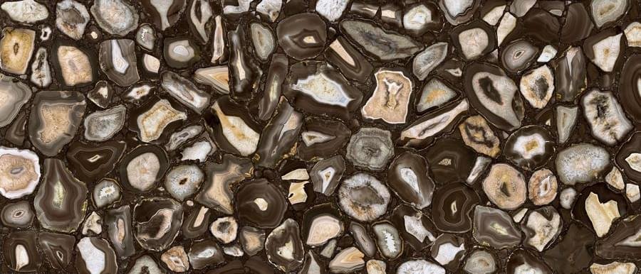 Florim Mystic Luxe Umber Gold Glossy 6 mm 120x280