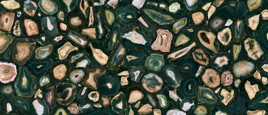 Florim Mystic Luxe Viridian Glossy 6 mm 120x280