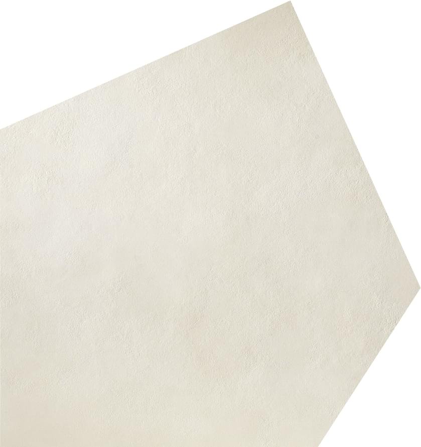 Gigacer Argilla Biacca Large Pentagon Material 6 mm 84x89