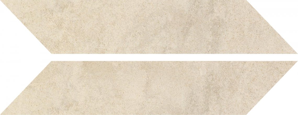 Gigacer Elementa Chevron Ivory Stone Soft 6 mm 11.5x63.5
