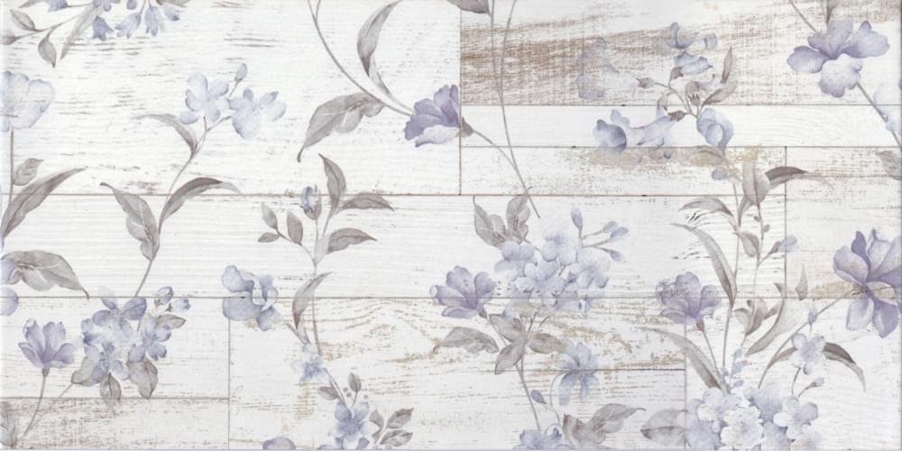 Global Tile San Remo Панно Белый 1 25x50