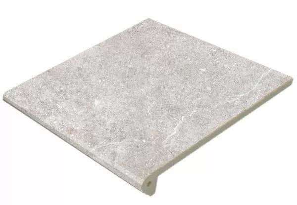 Gres De Aragon Petra Ступень фронтальная Anti-Slip Round Gris 30x33