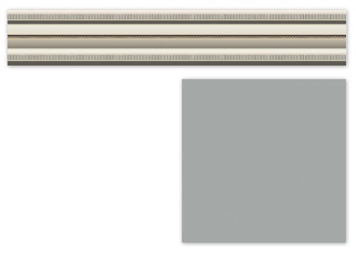 Heralgi Garden Listelo Classic Gris 4x30