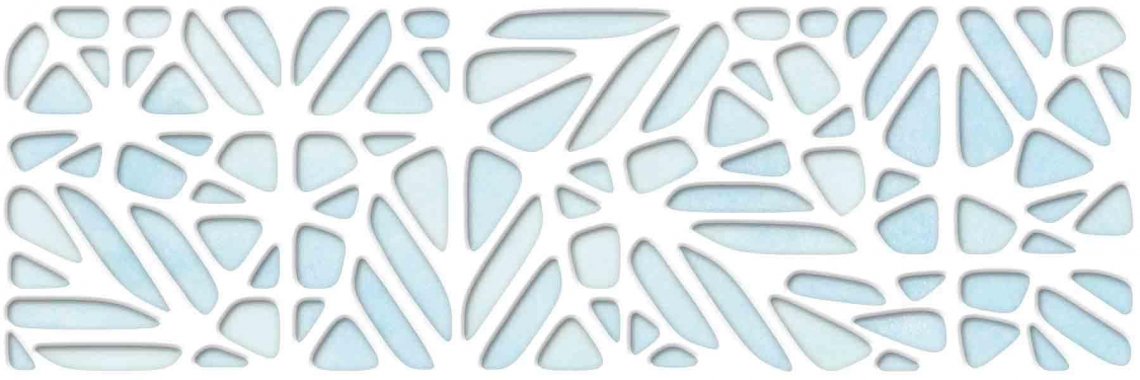 Ibero Sirio Art Blue Gloss 20x60