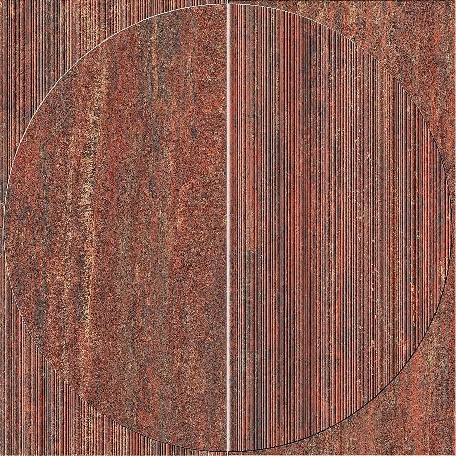 Impronta Italgraniti I Travertini Rosso Vein C Dec Radio 3D 120x120