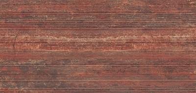 Impronta Italgraniti I Travertini Rosso Vein Cut Ribbed Sq 60x120