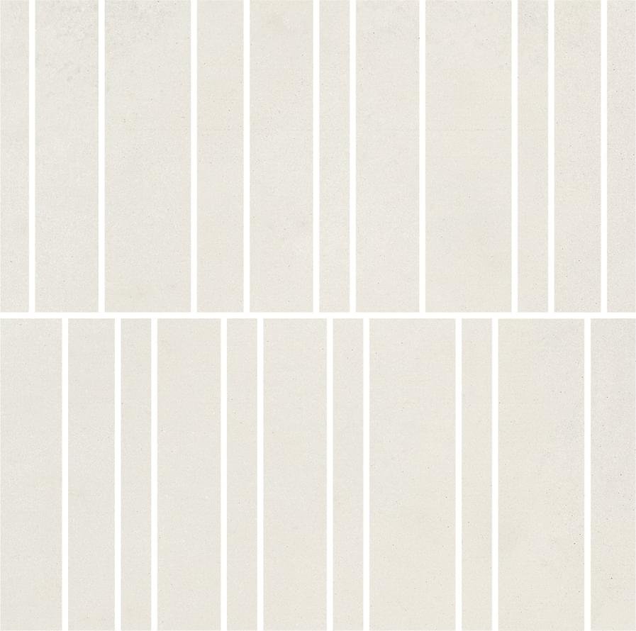 Impronta Italgraniti Nuances Avorio Mosaico Listelli Strideup 30x30