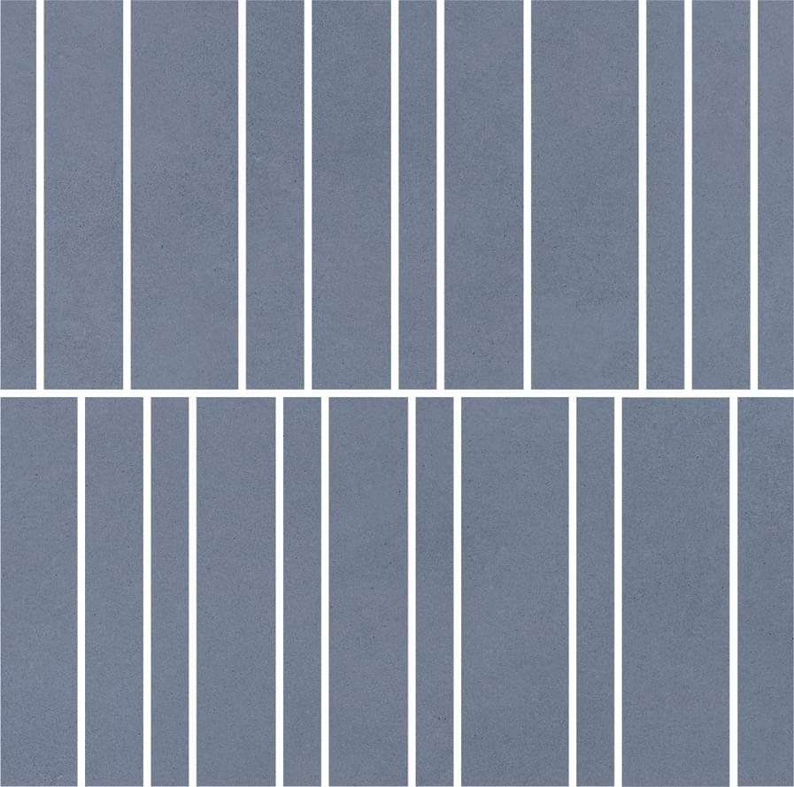 Impronta Italgraniti Nuances Cielo Mosaico Listelli Strideup 30x30