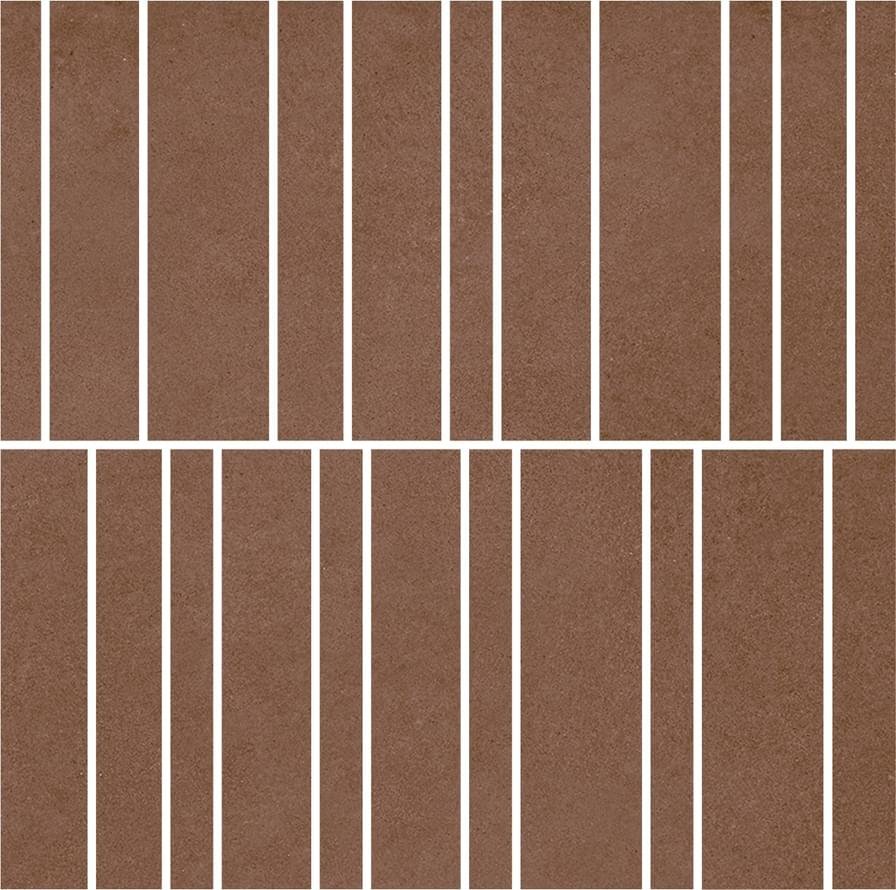 Impronta Italgraniti Nuances Fiamma Mosaico Listelli Strideup 30x30