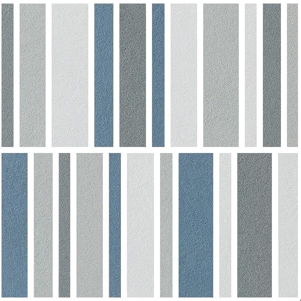 Impronta Italgraniti Nuances Mosaico Listelli Mix Freddo 2 Strideup 30x30