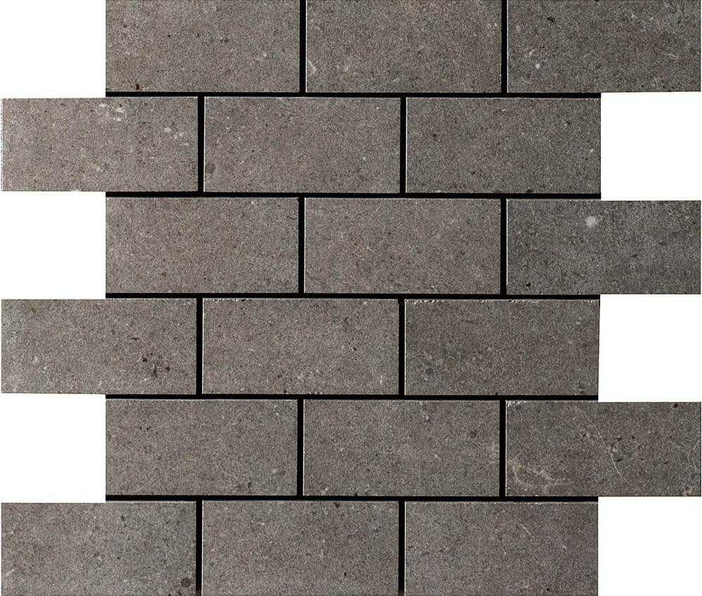 Impronta Italgraniti Silver Grain Dark Muretto 30x30
